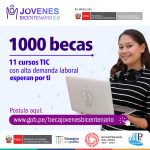 Beca Jóvenes Bicentenario 3.0: Lanzamos 1000 becas para 11 cursos TIC